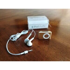 NOT WORKING Apple iPod Shuffle 2nd Generation 1GB Gold